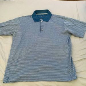 Ermenegildo Zegna Polo Vintage Blue